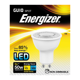 GU10 LED spot 5,0w 350lumen (50w)